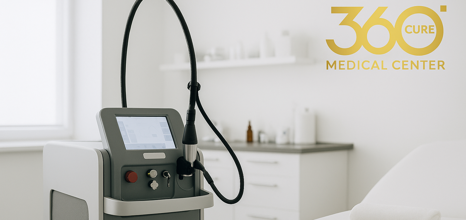 GentleMax Pro laser hair removal device at 360 Cure Medical Center – Abu Dhabi